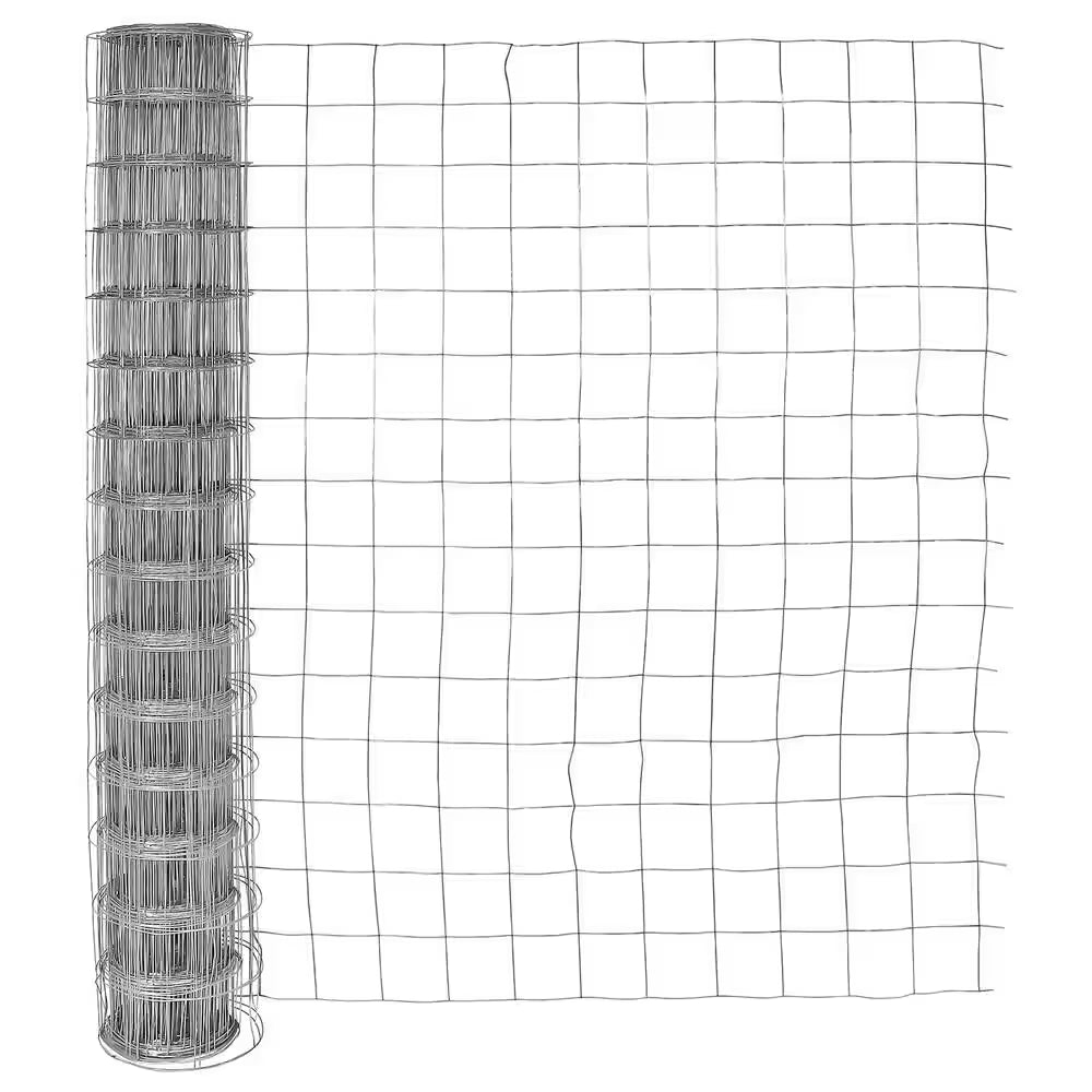 5 Ft. X 100 Ft. 16-Gauge Welded Wire Fence with 4 In. X 4 In. Mesh