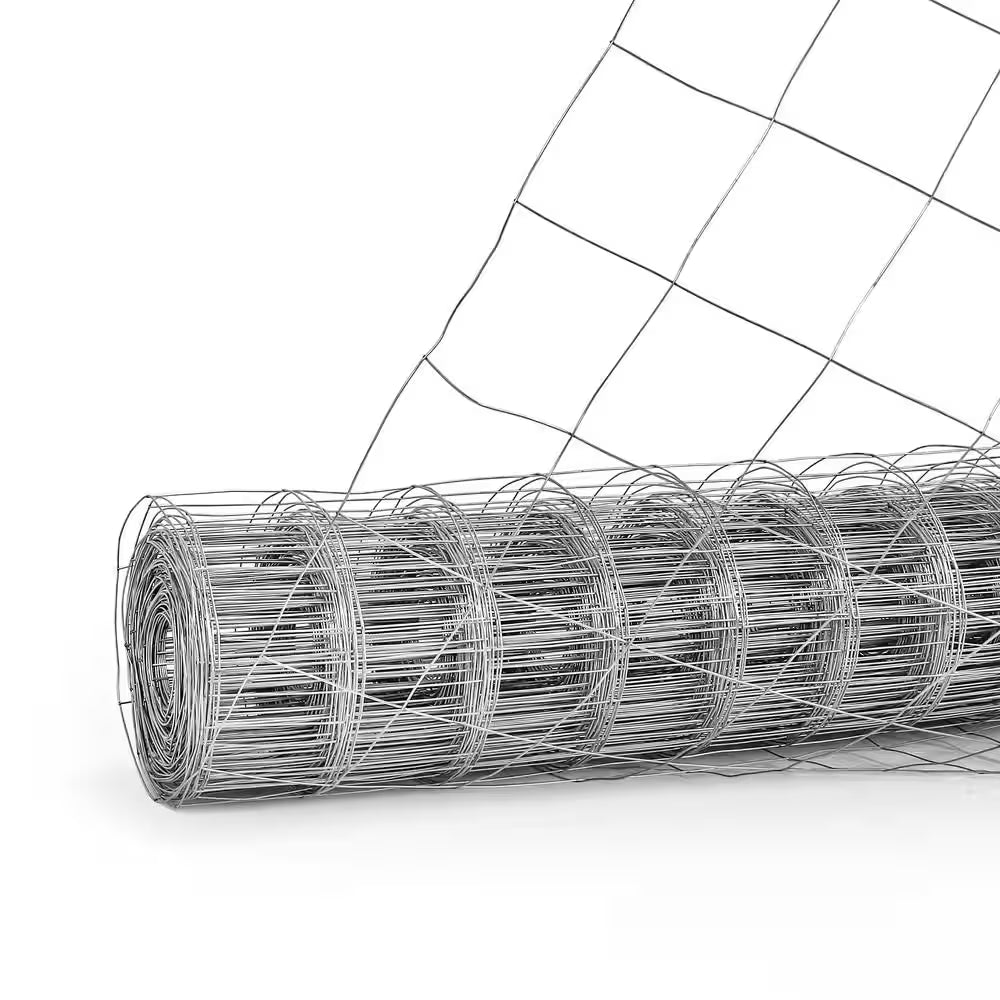 5 Ft. X 100 Ft. 16-Gauge Welded Wire Fence with 4 In. X 4 In. Mesh