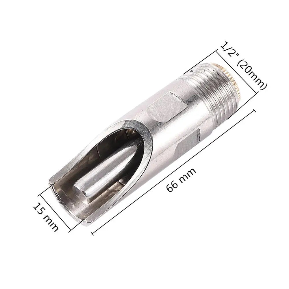 1 Pcs Thickening Pig Stainless Steel Drinking Bowls for Bibcock Pig Faucet Pig Mouthpiece Pig Farming Equipment